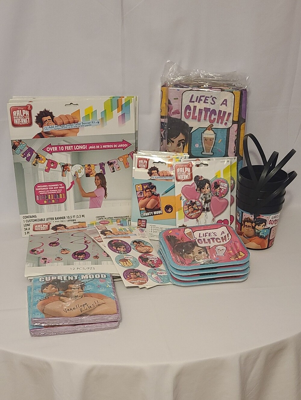 Disney Ralph Brakes The Internet Party Supplies Lot Of 34 Pieces